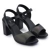 Black Comfort Slip on Heels N21268 - Image 3