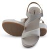 Grey Comfort Slip on Wedges K90158 - Image 4