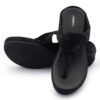 Black Comfort Slip on Wedges N21132 - Image 4