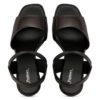 Black Comfort Slip on Heels N21268 - Image 5