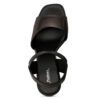 Black Comfort Slip on Heels N21268 - Image 6