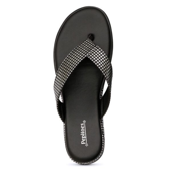 Black Comfort Slip on Wedges N21296 - Image 6