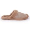Camel Fur Slip on Flats N21337