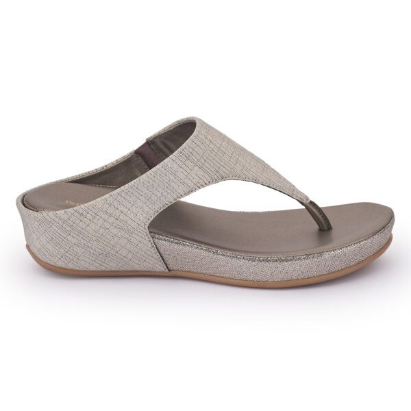 Gun Metal Comfort Slip on Wedges N21336