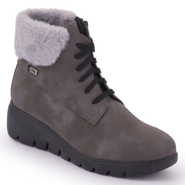 Charcoal Comfort Slip on Boots N21334 - Image 2