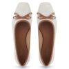 White Comfort Slip on Bellies N21328 - Image 3