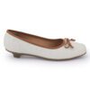 White Comfort Slip on Bellies N21328