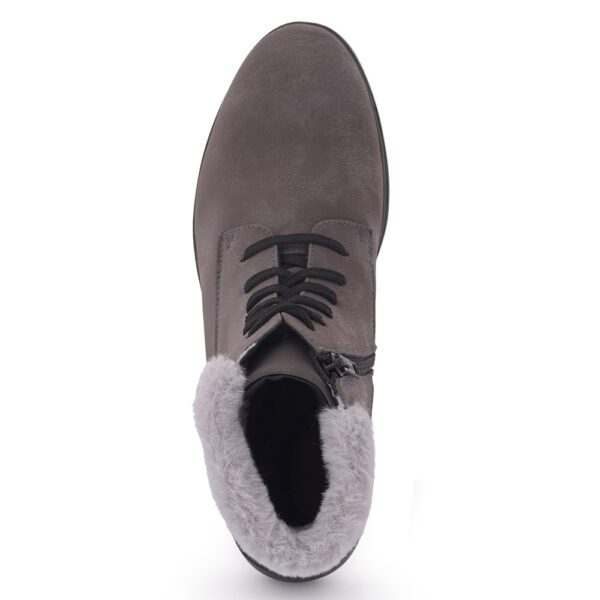 Charcoal Comfort Slip on Boots N21334 - Image 3