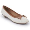White Comfort Slip on Bellies N21328 - Image 4