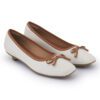 White Comfort Slip on Bellies N21328 - Image 5