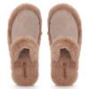 Camel Fur Slip on Flats N21337 - Image 5