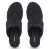 Black Comfort Slip on Wedges N21316 - Image 6