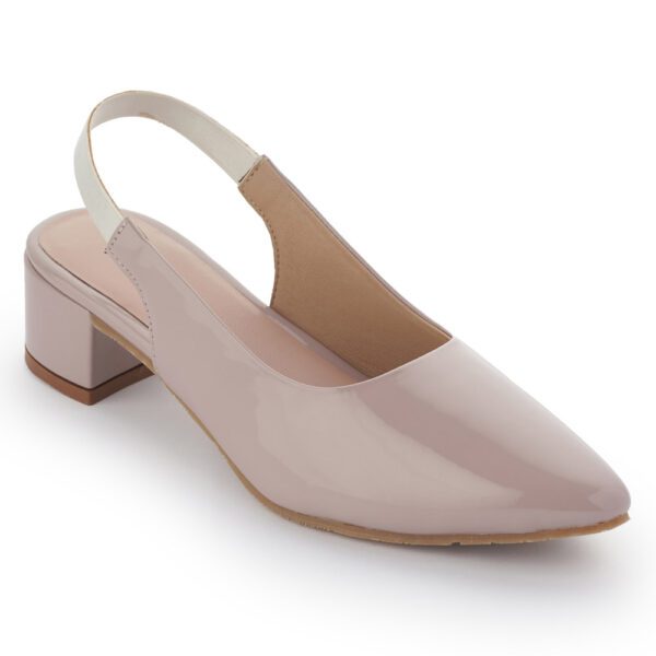 Lilac Mid Heel Pointed Sandals N23352 - Image 2