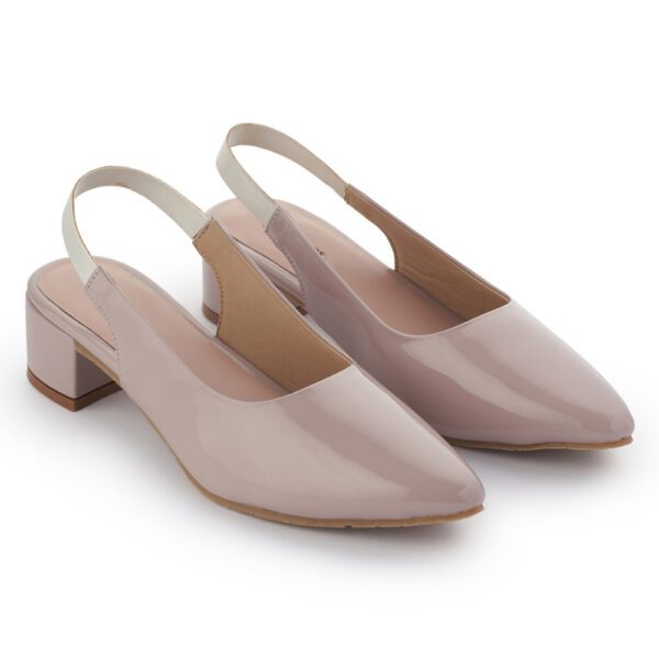 Lilac Mid Heel Pointed Sandals N23352 - Image 3