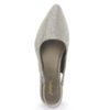 Gun Metal Glitter Mid Heel Pointed Sandals N23352 - Image 5