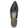 Black Mid Heel Pointed Sandals N23352 - Image 5