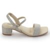 Champagne Mid Heel Open Sandals N21340