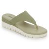 Olive Comfort Slip on Wedges P24370 - Image 2