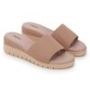 Peach Comfort Slip on Wedges P24375 - Image 3