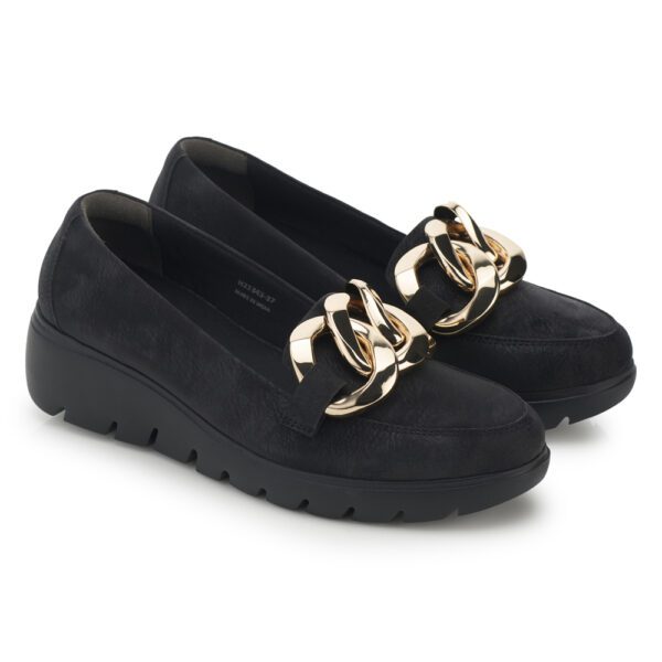 Black Comfort Slip on Bellies N21343 - Image 4