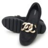 Black Comfort Slip on Bellies N21343 - Image 5