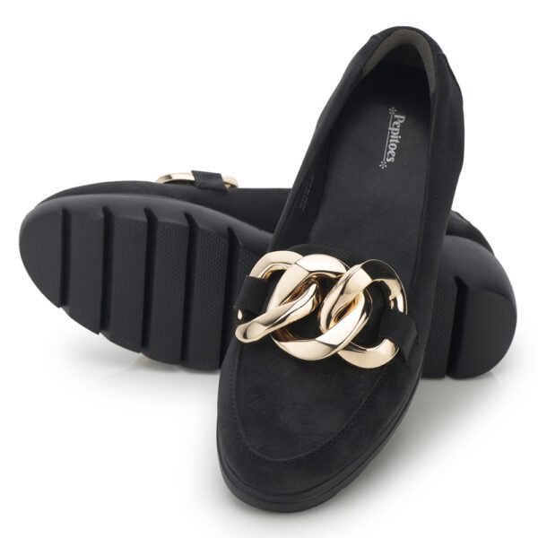 Black Comfort Slip on Bellies N21343 - Image 5