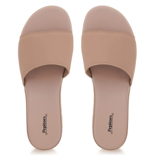 Peach Comfort Slip on Wedges P24375 - Image 6