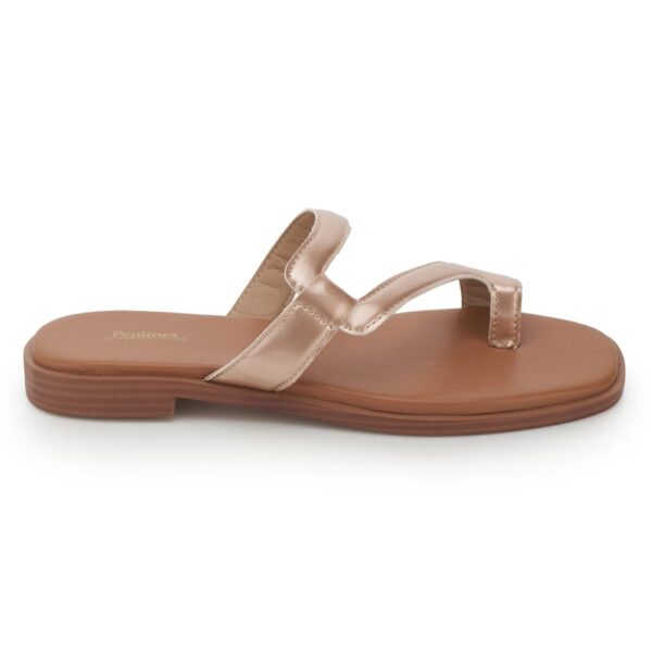 Rose Gold Comfort Slip on Flats P24364