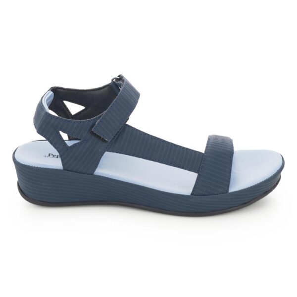 Navy Comfort Slip on Wedges N21311