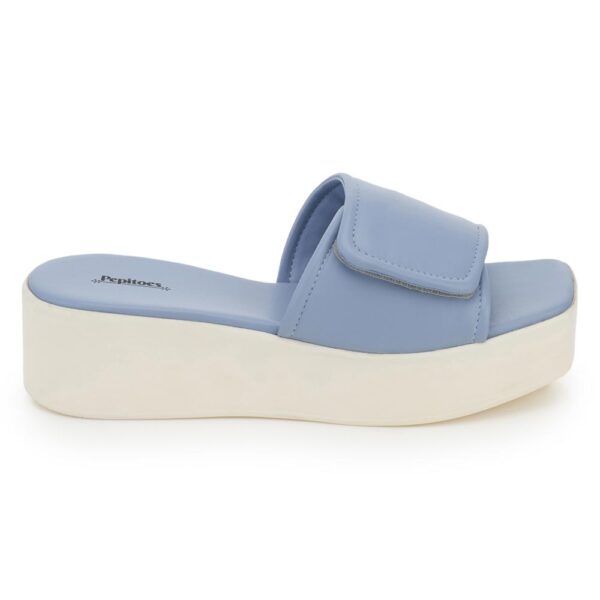 Blue Comfort Slip on Wedges P24376