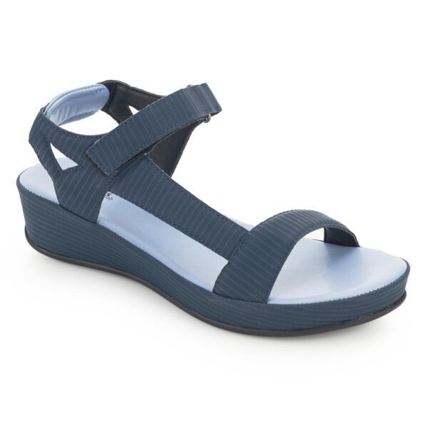 Navy Comfort Slip on Wedges N21311 - Image 2