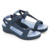 Navy Comfort Slip on Wedges N21311 - Image 3