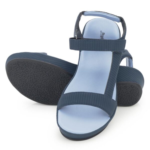 Navy Comfort Slip on Wedges N21311 - Image 4