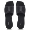 Black Comfort Slip on Wedges P24376 - Image 6