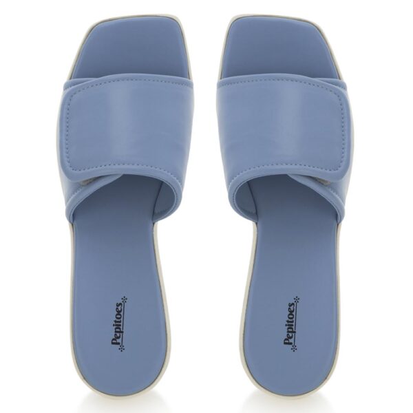 Blue Comfort Slip on Wedges P24376 - Image 6