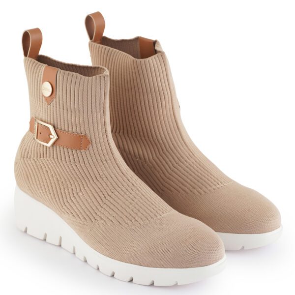 Nude Comfort Slip on Ankle Boots P24424 - Image 2