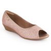 Rose Gold Shimmer Comfort Slip on Bellies P24415 - Image 2