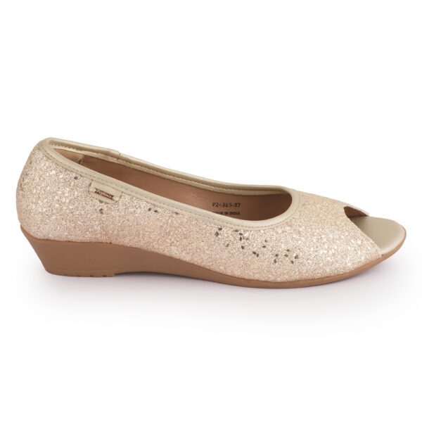 Gold Shimmer Comfort Slip on Bellies P24415