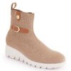 Nude Comfort Slip on Ankle Boots P24424 - Image 3