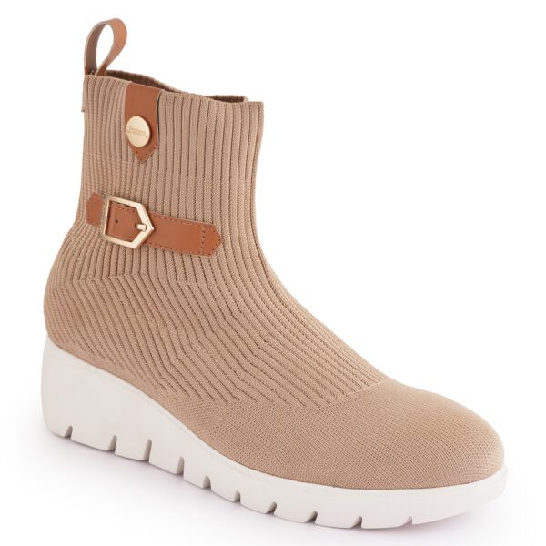 Nude Comfort Slip on Ankle Boots P24424 - Image 3