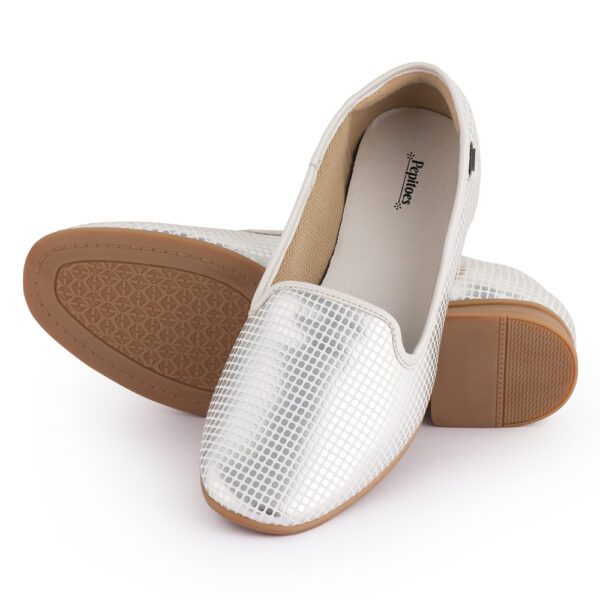 Silver Comfort Slip on Bellies P24412 - Image 4