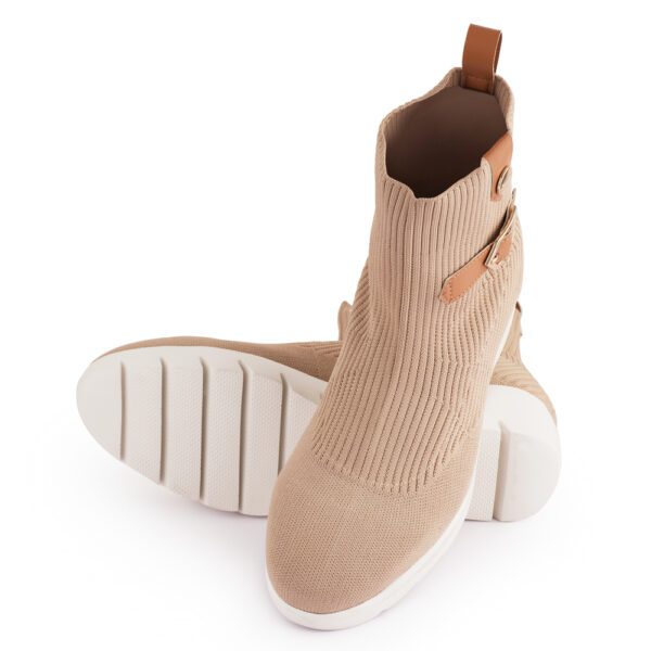 Nude Comfort Slip on Ankle Boots P24424 - Image 4